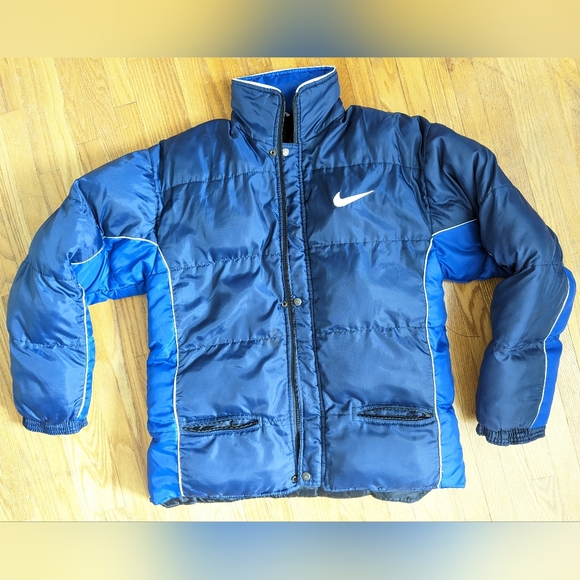 Vintage Nike Blue Puffer Jacket - Picture 4 of 11